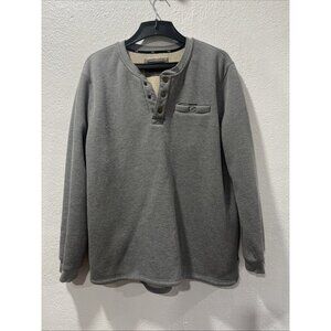 LEE Premium Select Thermal Sweater Mens  X-LARGE Sherpa‎ Lined Gray
